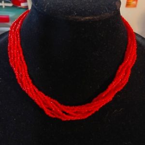Vintage Retired Silpada Coral Necklace